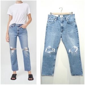 Agolde for Anthropology Mia Mid Rise
Straight Jeans NWT Sz 30